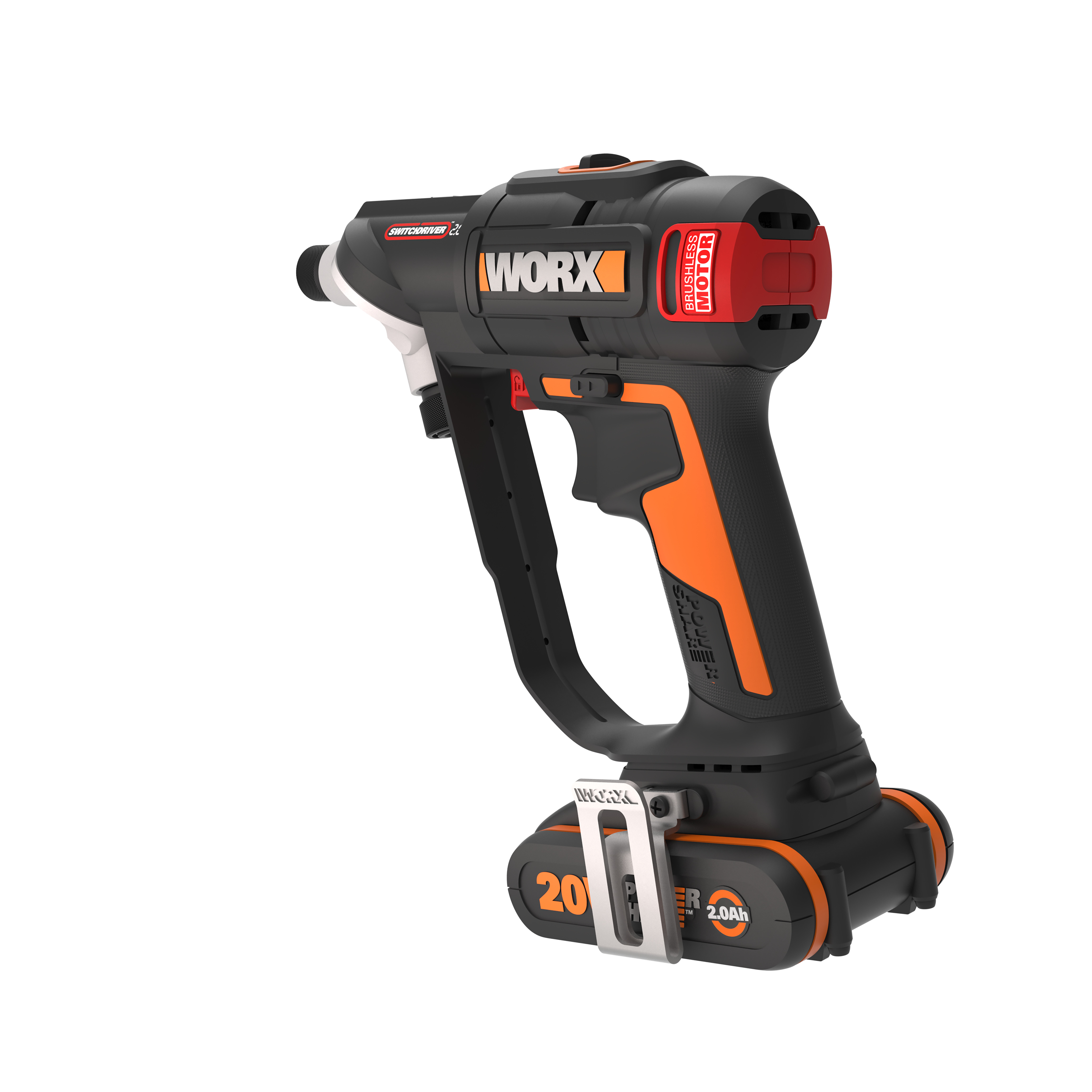 Worx WX177 Taladro Atornillador SwitchDriver BL 20V 1bat 2.0Ah